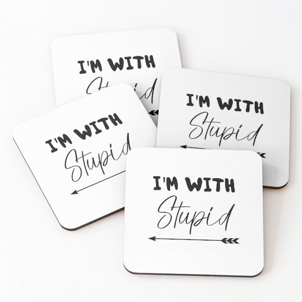 Item preview, Im With Stupid cute couples matching designed and sold by everything4eva.