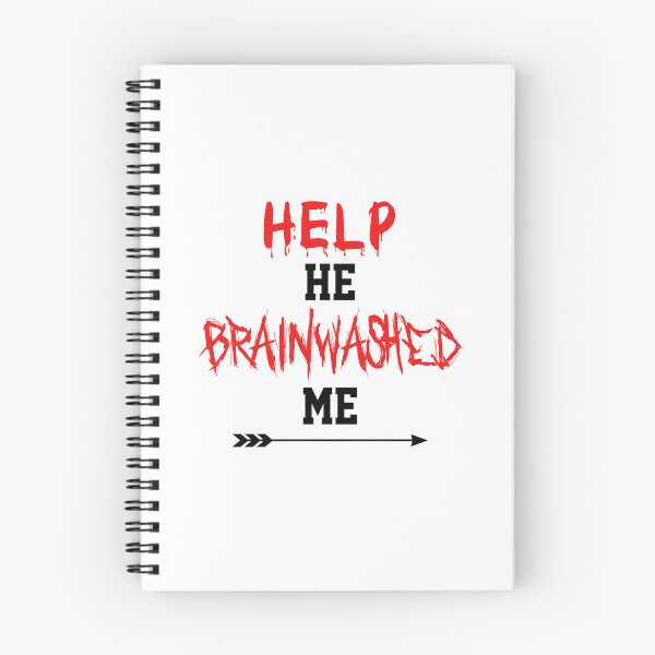 Item preview, Help He Brainwashed Me funny cute couples matching designed and sold by everything4eva.