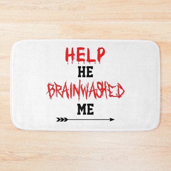 Item preview, Help He Brainwashed Me funny cute couples matching designed and sold by everything4eva.