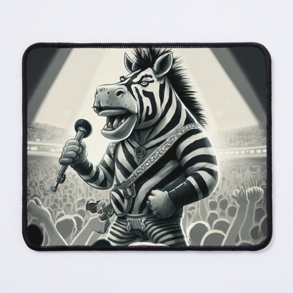 Item preview, Zebra Rockera: the must-have for all rock lovers designed and sold by BeerBot.