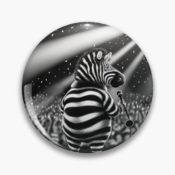 Item preview, Zebra Rockera: the must-have for all rock lovers designed and sold by BeerBot.