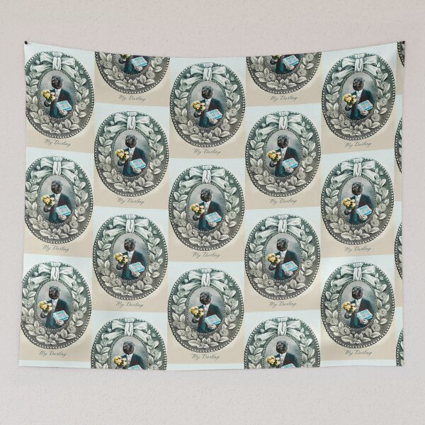 Item preview, Ornate Victorian Beau Crow Gentleman Suitor Valentine Wedding Greeting Card Sticker Design Stationery designed and sold by sandpaperdaisy.