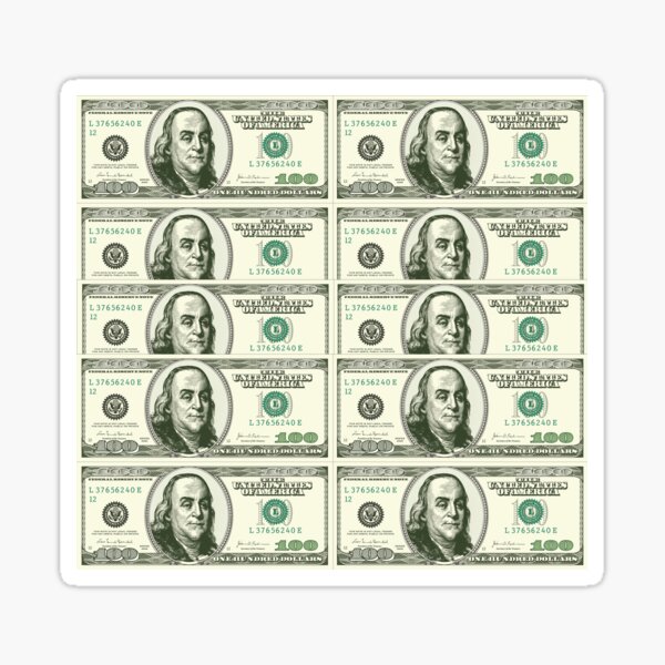 Money Stickers -   Money stickers, Money template, Play money