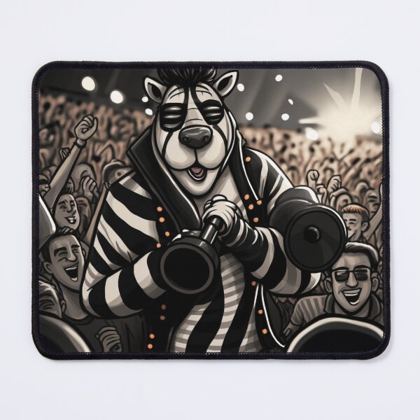 Item preview, Zebra Rockera: the must-have for all rock lovers designed and sold by BeerBot.