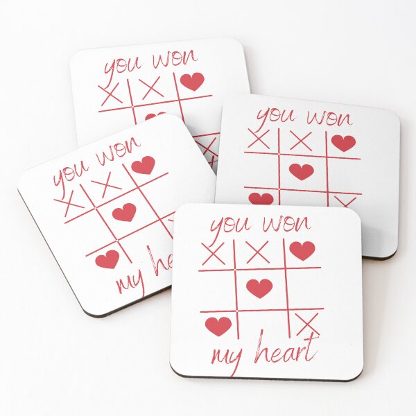 Item preview, Tic Tac Toe Valentine Hearts designed and sold by RedNeo.