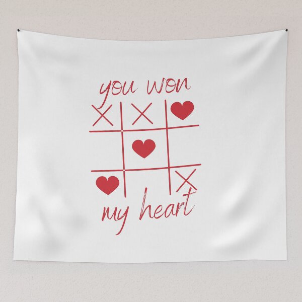 Item preview, Tic Tac Toe Valentine Hearts designed and sold by RedNeo.