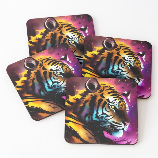 Item preview, Fierce Cosmic Tiger designed and sold by GrizzlyGaz.