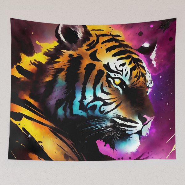 Item preview, Fierce Cosmic Tiger designed and sold by GrizzlyGaz.