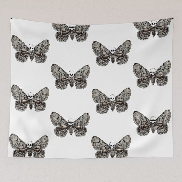 Item preview, Skull butterfly, skull stickers, deaths head stickers, Moth, Death, Skull, Goth, Butterfly, Insect, Gothic, Death Head Moth, Halloween, Tattoo, Horror, Dark, death moth, skull, dark art, gift. designed and sold by Rowbic.