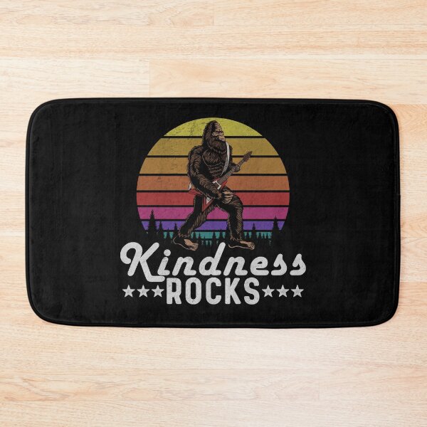 Item preview, Kindness Rocks Anti Bullying Bigfoot Playing A Guitar Rock designed and sold by Myth-Creatures.