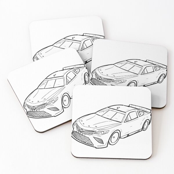 Item preview, NASCAR Gen 7 Toyota black and white car designed and sold by Sommerman1.