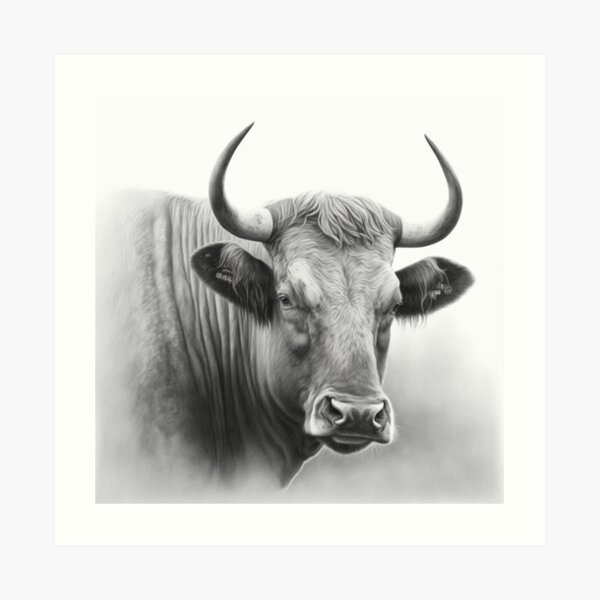 Hand Drawn Ornate Doodle Bull Head Illustration Stock Clipart |  Royalty-Free | FreeImages