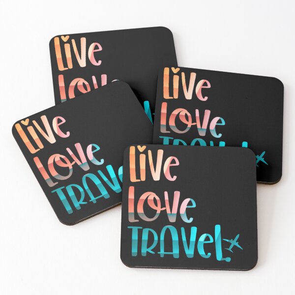 Item preview, Live Love Travel Vacation  designed and sold by WiseNomad.