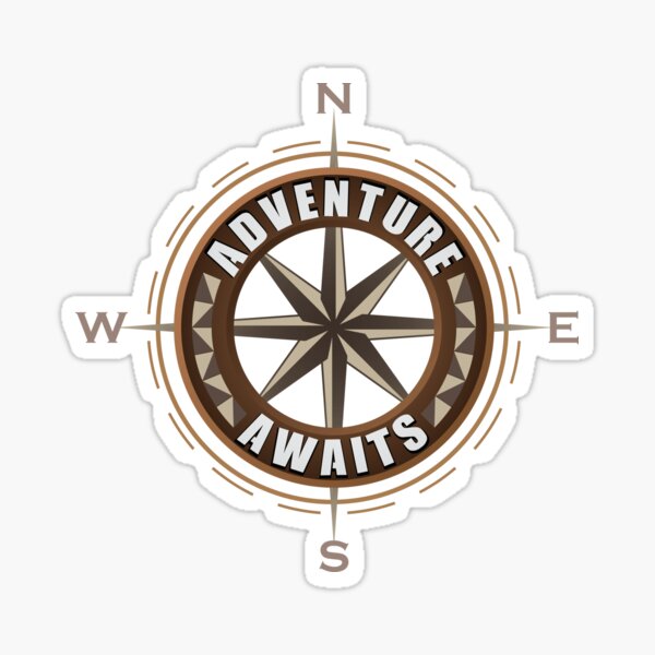 Adventure Awaits Sticker