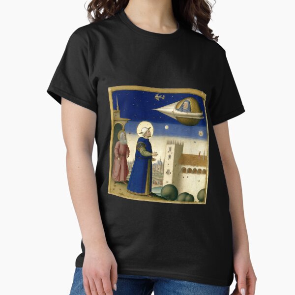 Vista previa del artículo con la obra «Look Up - Historia del anacronismo de la iluminación medieval divertida», diseñado y vendido por Civilizationx.