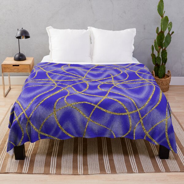 Item preview, Blue and Gold Wabi Sabi Mindfulness Doodles designed and sold by dKarthdesign.