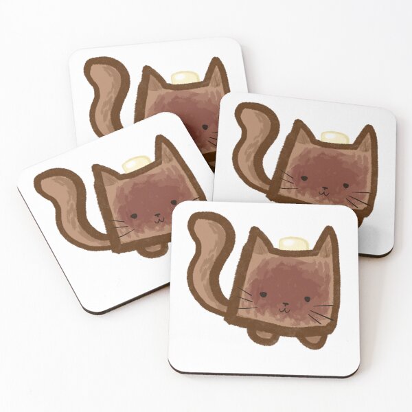 Item preview, Strawberry Toast Cat designed and sold by Partially-Rye-P.