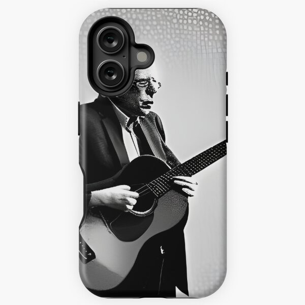 Vista previa del artículo con la obra «Bernie Sanders tocando la guitarra», diseñado y vendido por goedesigns.