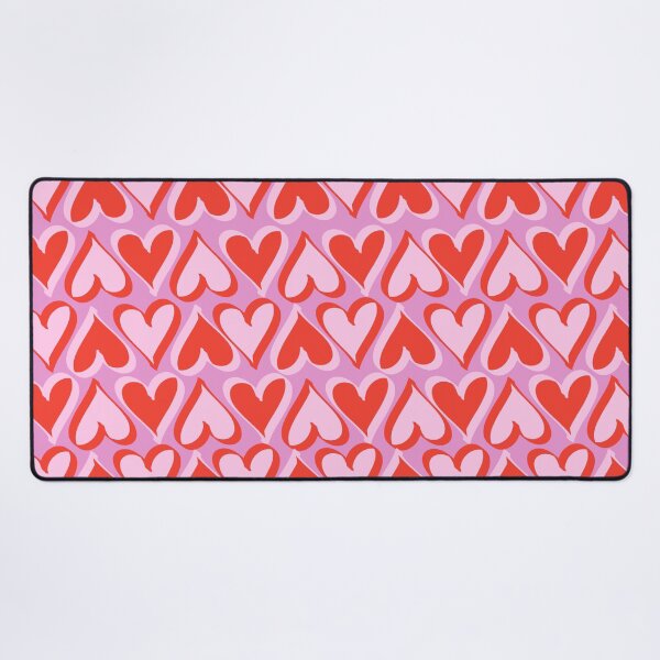 Item preview, Valentines Hearts - Pink and Red Pink Background designed and sold by mollye15.