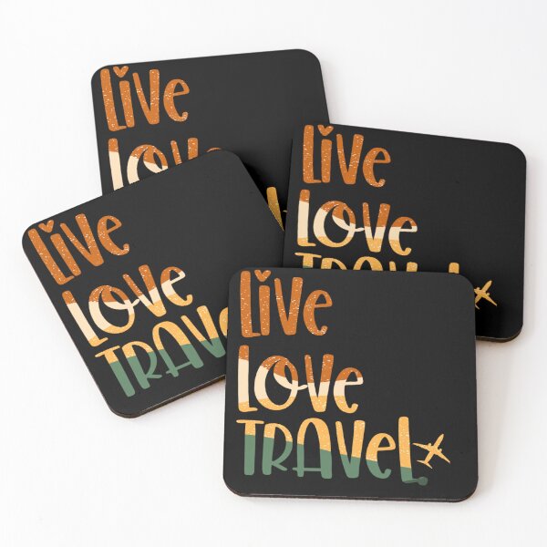Item preview, Live Love Travel Vacation  designed and sold by WiseNomad.