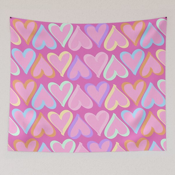 Item preview, Conversation Hearts - Valentine Pink Background designed and sold by mollye15.