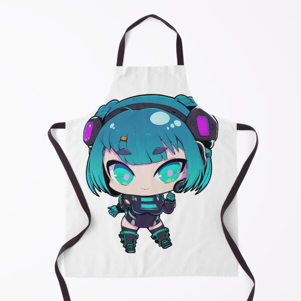 Item preview, Synthia, Chibi Cyberpunk Anime - Cyberpuffs Girls! designed and sold by Snee-K.