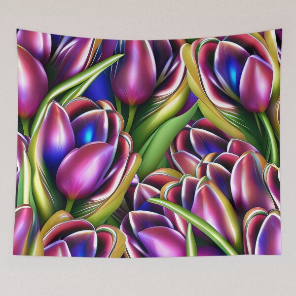 Item preview, Metallic tulips flowers designed and sold by Itzjustlife.