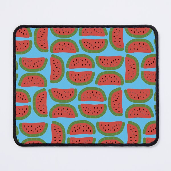 Item preview, Fresh Watermelon! - Summer fruit - Blue Background designed and sold by mollye15.