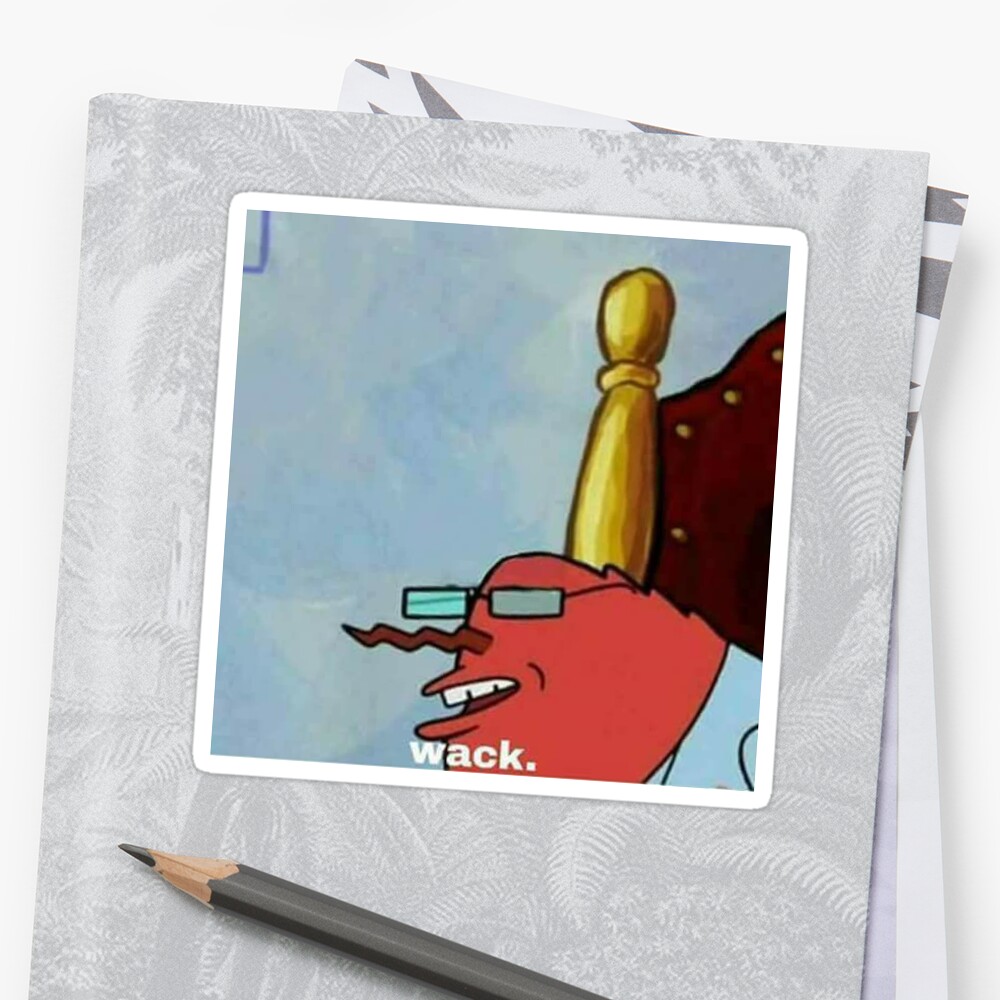 Mr Krabs Meme Stickers By BenGreen1 Redbubble