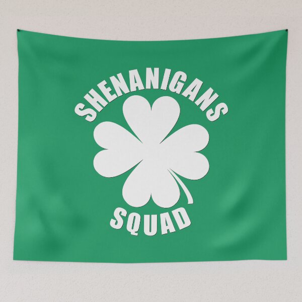 Item preview, Shenanigans Squad St Patrick’s Day Irish Shamrock designed and sold by Gsallicat.