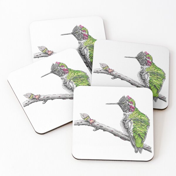 Item preview, Beautiful Green Anna's Hummingbird designed and sold by JulieSpriddle.