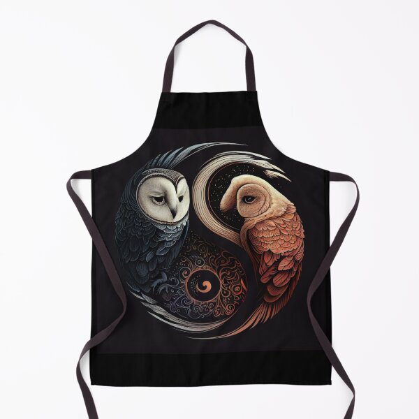 Item preview, Yin And Yang Owl designed and sold by PipikaArt.