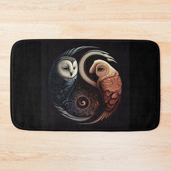 Item preview, Yin And Yang Owl designed and sold by PipikaArt.