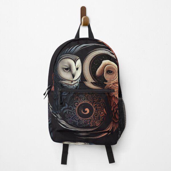Item preview, Yin And Yang Owl designed and sold by PipikaArt.