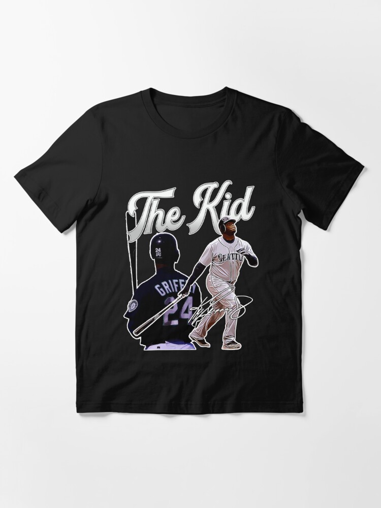 Ken Griffey Jr The Kid Basketball Legend Signature Vintage Retro 80s 90s  Bootleg Rap Style - Ken Griffey Jr - T-Shirt