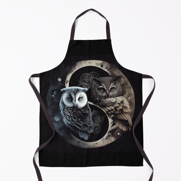 Item preview, Yin And Yang Owl designed and sold by PipikaArt.
