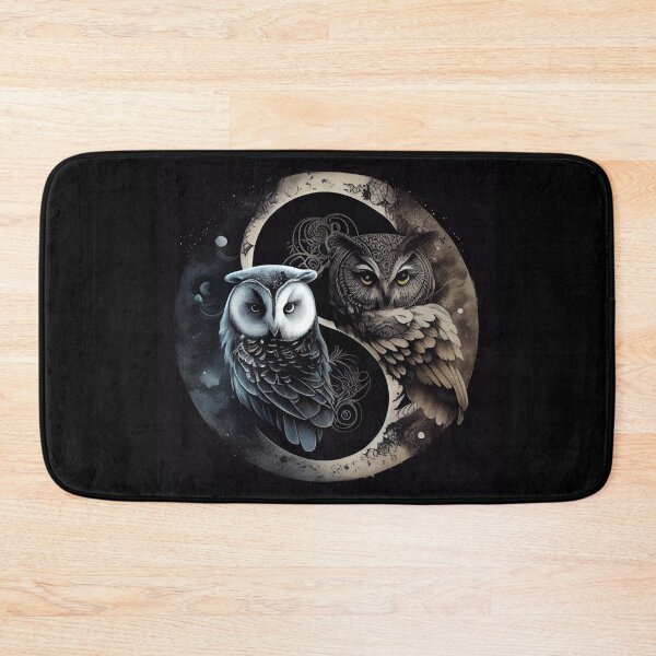 Item preview, Yin And Yang Owl designed and sold by PipikaArt.