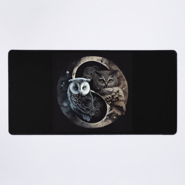 Item preview, Yin And Yang Owl designed and sold by PipikaArt.
