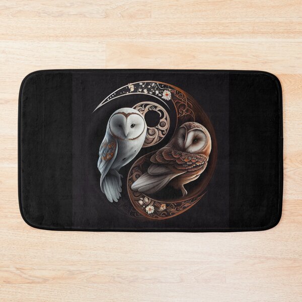 Item preview, Yin And Yang Owl designed and sold by PipikaArt.