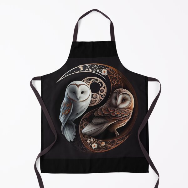 Item preview, Yin And Yang Owl designed and sold by PipikaArt.