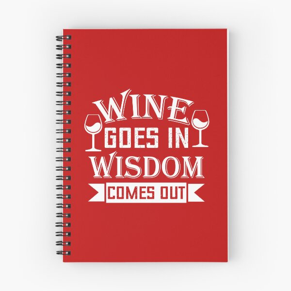 Item preview, Wine Goes in Wisdom Comes Out, Fuunny Drinking Quote, Wine Quote, designed and sold by DesignHouse07.