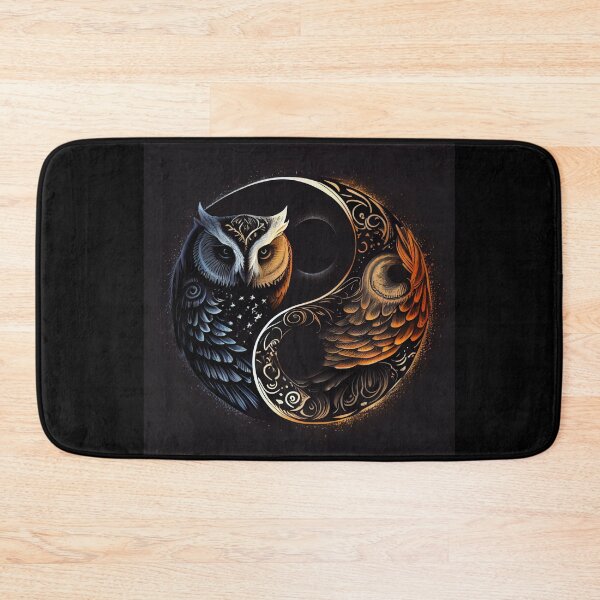 Item preview, Yin And Yang Owl designed and sold by PipikaArt.