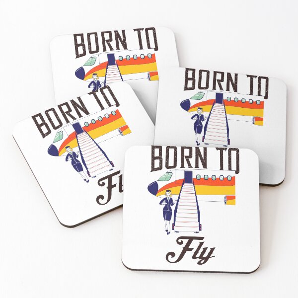 Item preview, Born to fly for Air Hostess  designed and sold by Thanineemedia.
