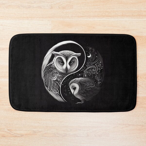 Item preview, Yin And Yang Owl designed and sold by PipikaArt.