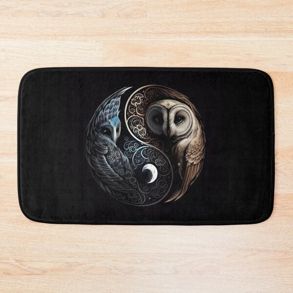 Item preview, Yin And Yang Owl designed and sold by PipikaArt.