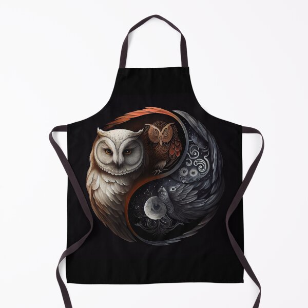 Item preview, Yin And Yang Owl designed and sold by PipikaArt.