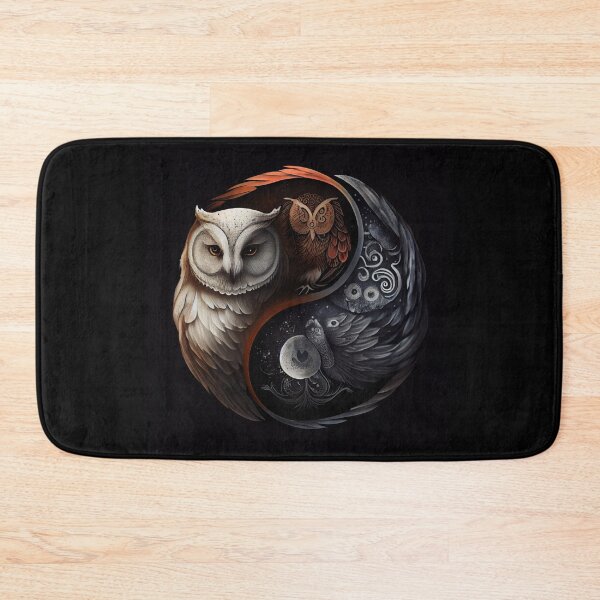 Item preview, Yin And Yang Owl designed and sold by PipikaArt.