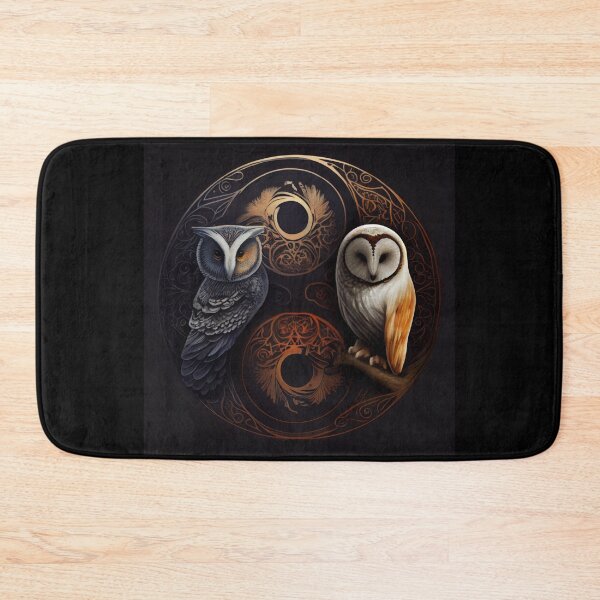 Item preview, Yin And Yang Owl designed and sold by PipikaArt.