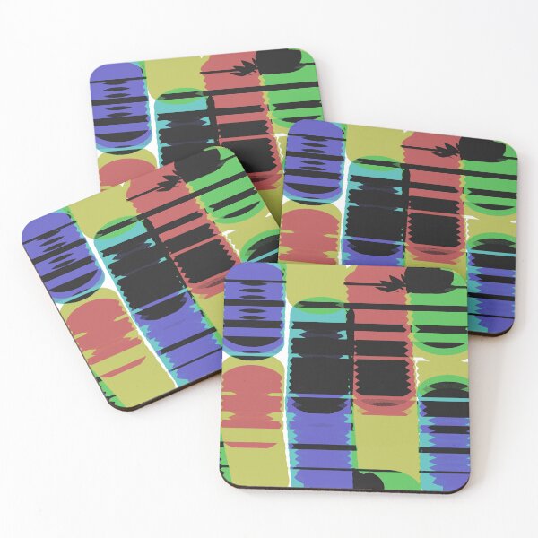 Item preview, Caterpillars Abstract designed and sold by Sharon Schwalbe.