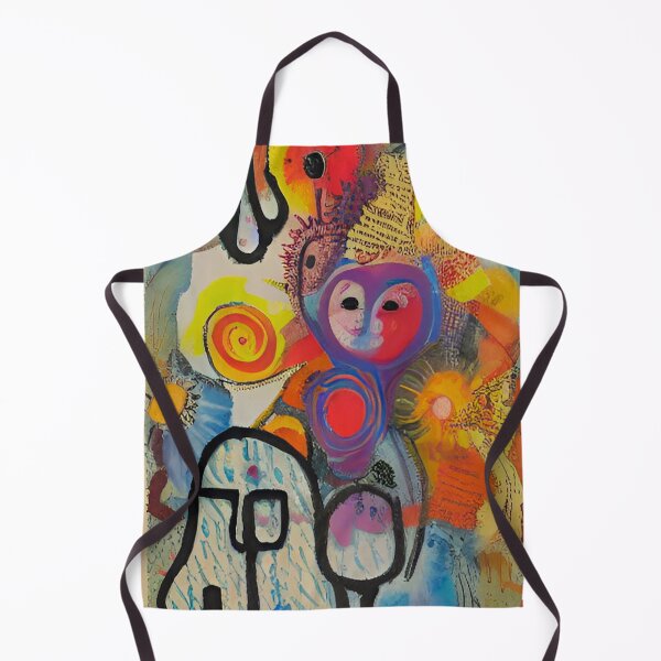 Item preview, "Modern Mixed Media Surreal Abstract Expressionism Painting" - Vibrant Colors & Bold Textures designed and sold by CattlettArt.